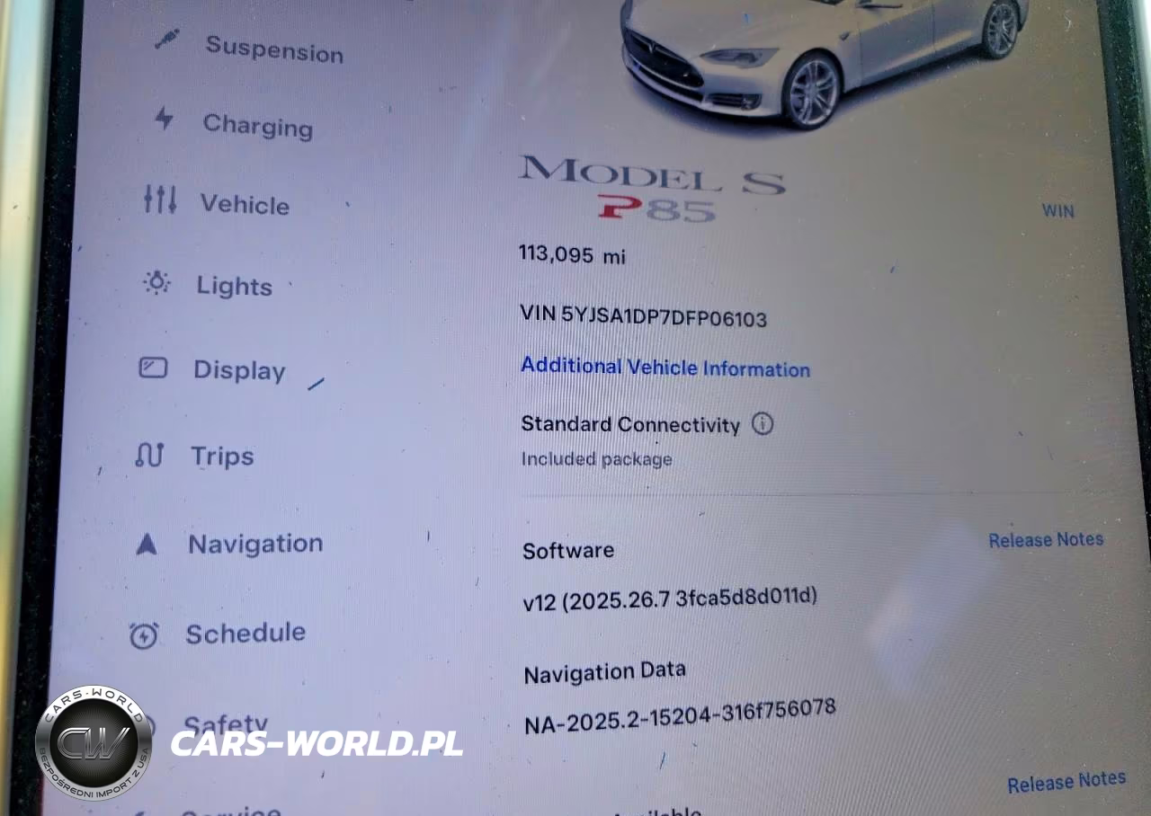 2013 Tesla Model S VIN:5YJSA1DP7DFP06103 - 9