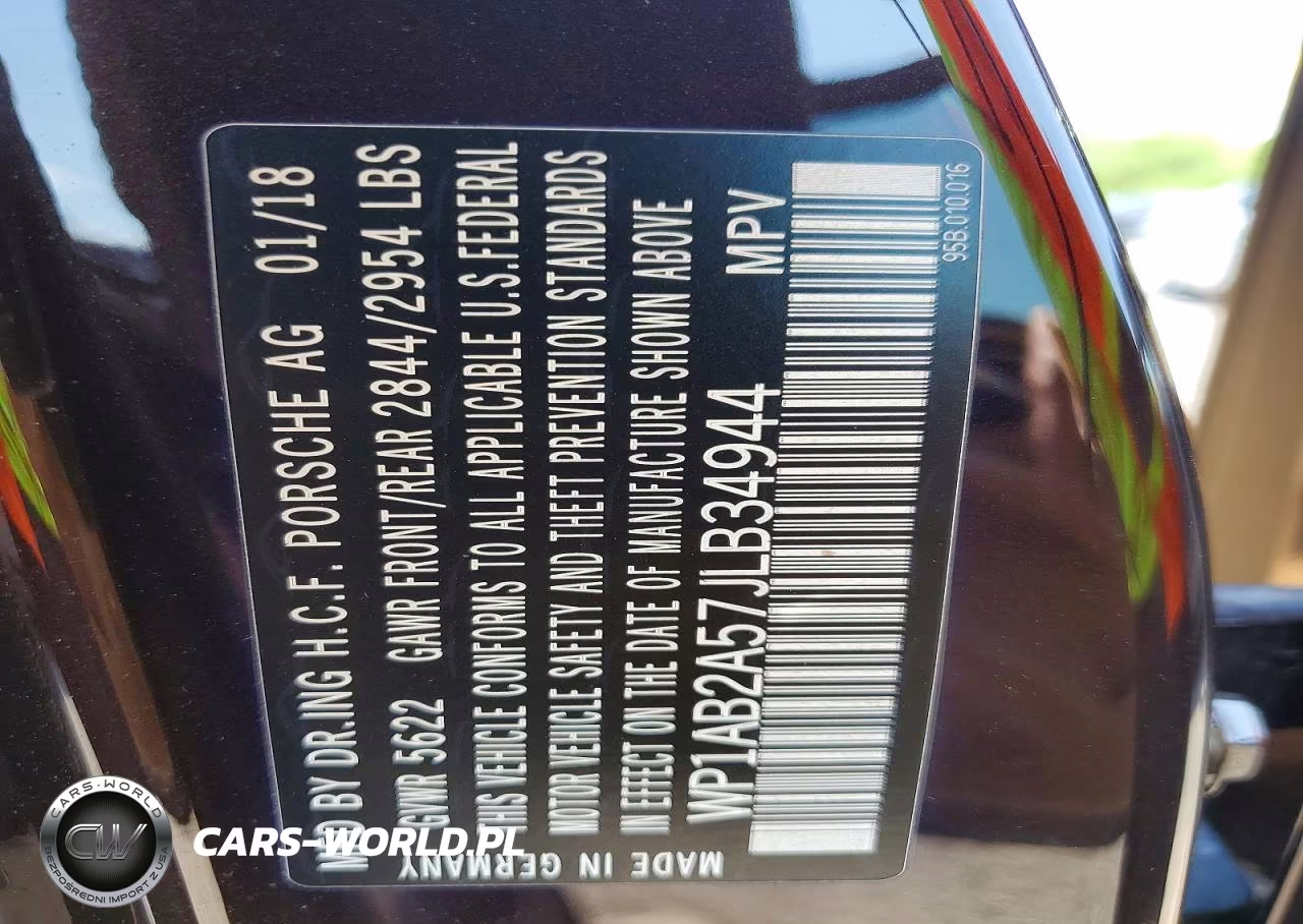 2018 Porsche Macan S VIN:WP1AB2A57JLB34944 - 13