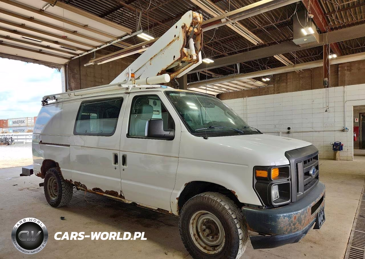 2009 Ford E350 Van With Bucket Lift VIN:1FTSE34L09DA88957 - 4