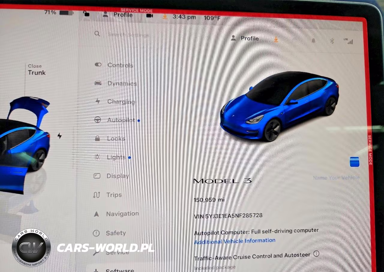 2022 Tesla Model 3 VIN:5YJ3E1EA5NF285728 - 9