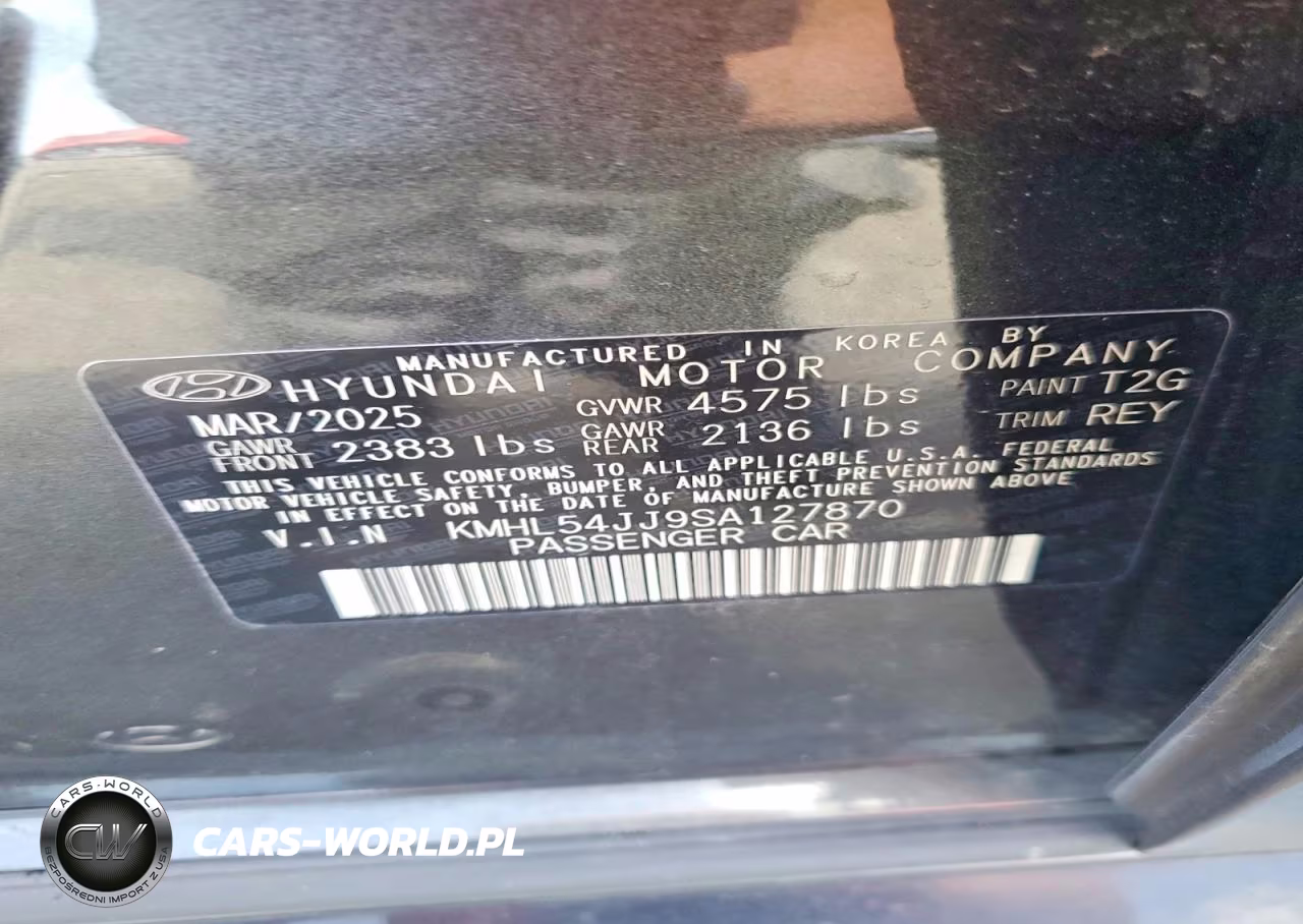 2025 Hyundai Sonata Hybrid Limited VIN:KMHL54JJ9SA127870 - 13