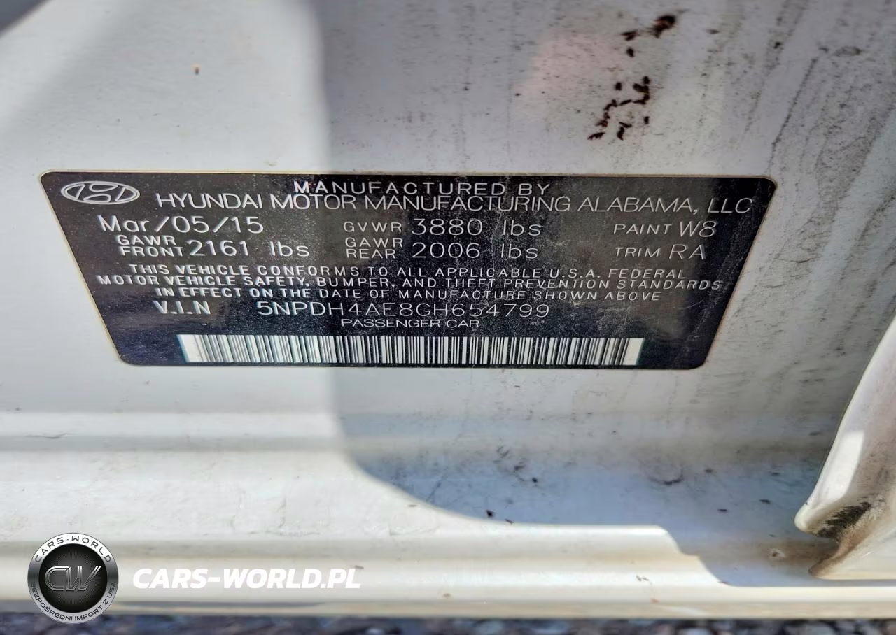 2016 Hyundai Elantra Se VIN:5NPDH4AE8GH654799 - 12