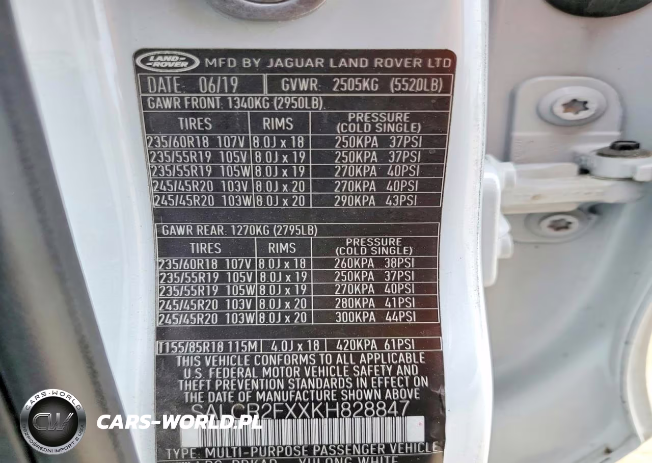 2019 Land Rover Discovery Sport Hse VIN:SALCR2FXXKH828847 - 12