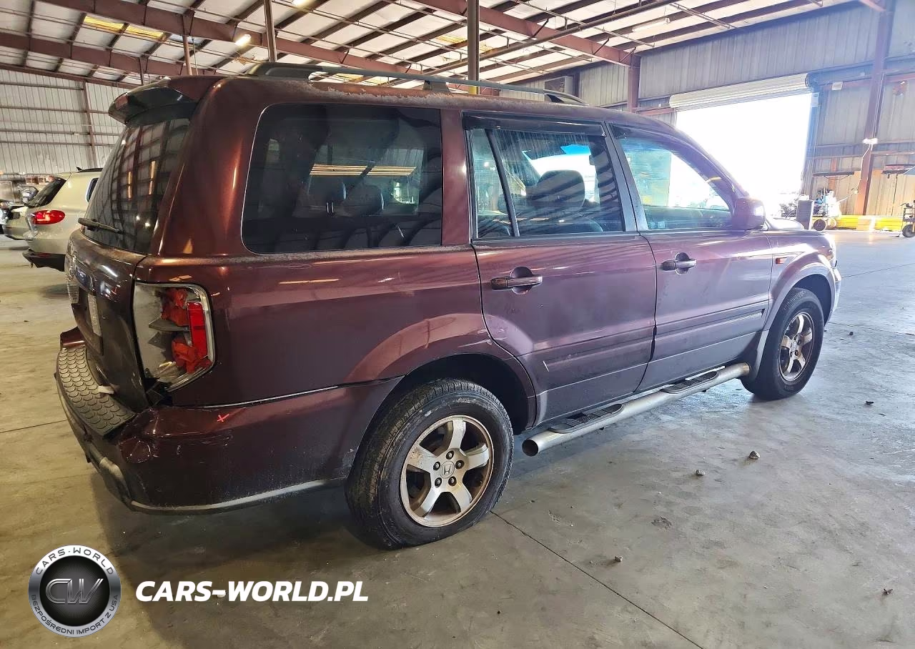 2007 Honda Pilot Exl VIN:5FNYF28577B001686 - 3