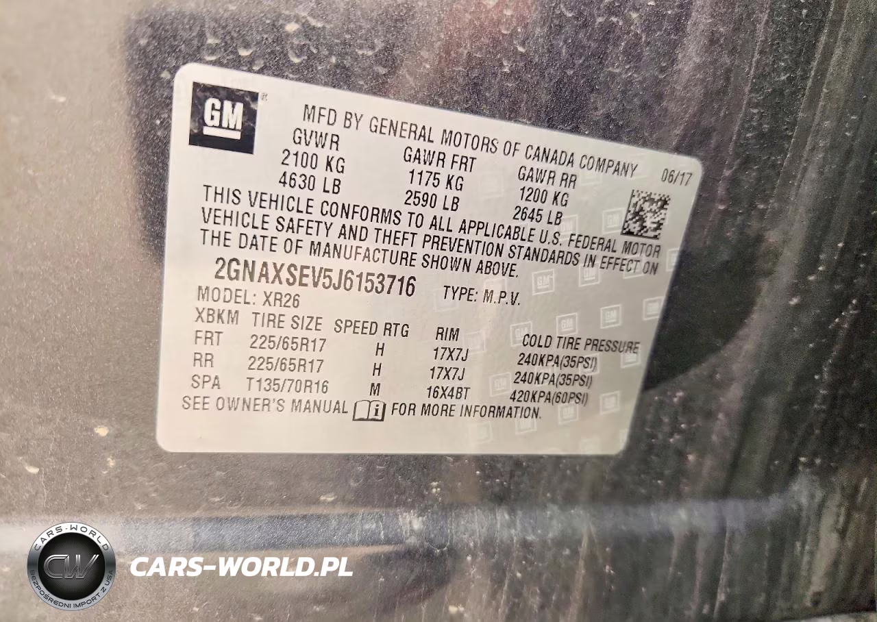 2018 Chevrolet Equinox Lt VIN:2GNAXSEV5J6153716 - 12