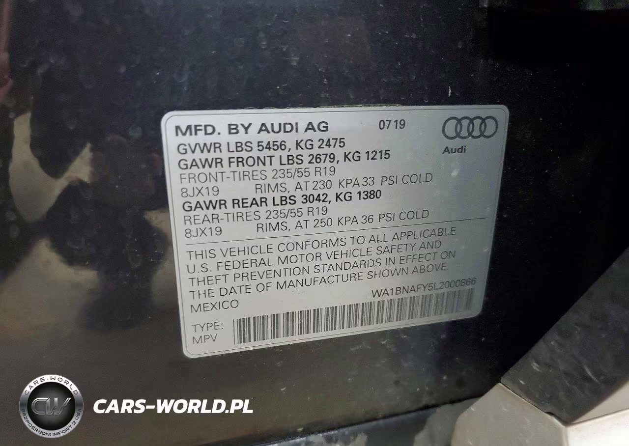 2020 Audi Q5 Premium Plus VIN:WA1BNAFY5L2000866 - 13