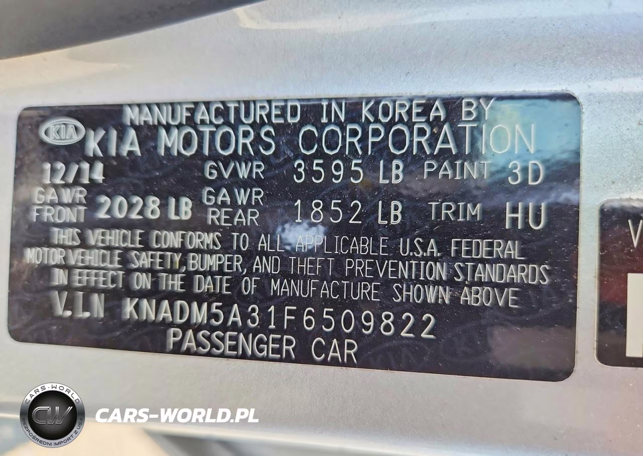 2015 Kia Rio Lx VIN:KNADM5A31F6509822 - 13