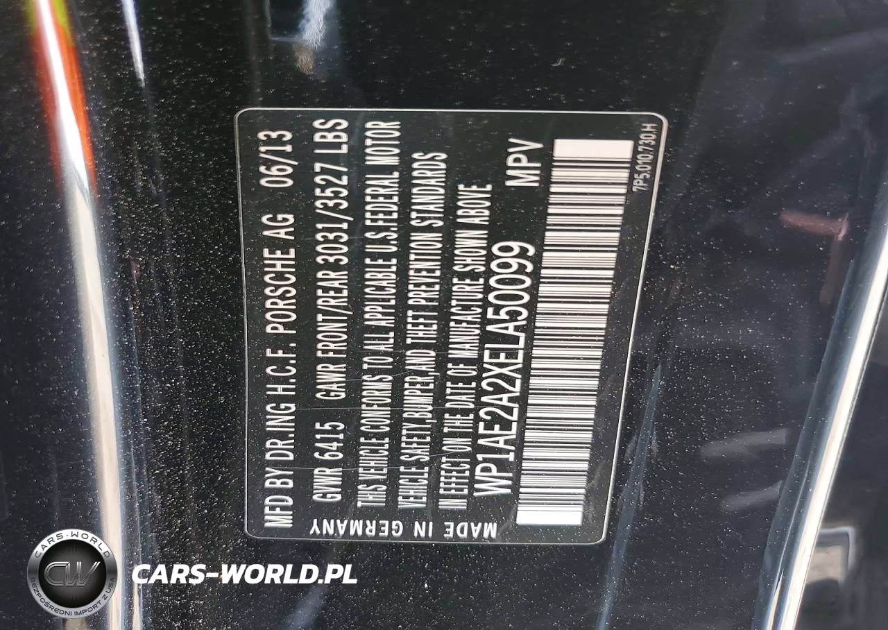 2014 Porsche Cayenne S Hybrid VIN:WP1AE2A2XELA50099 - 12