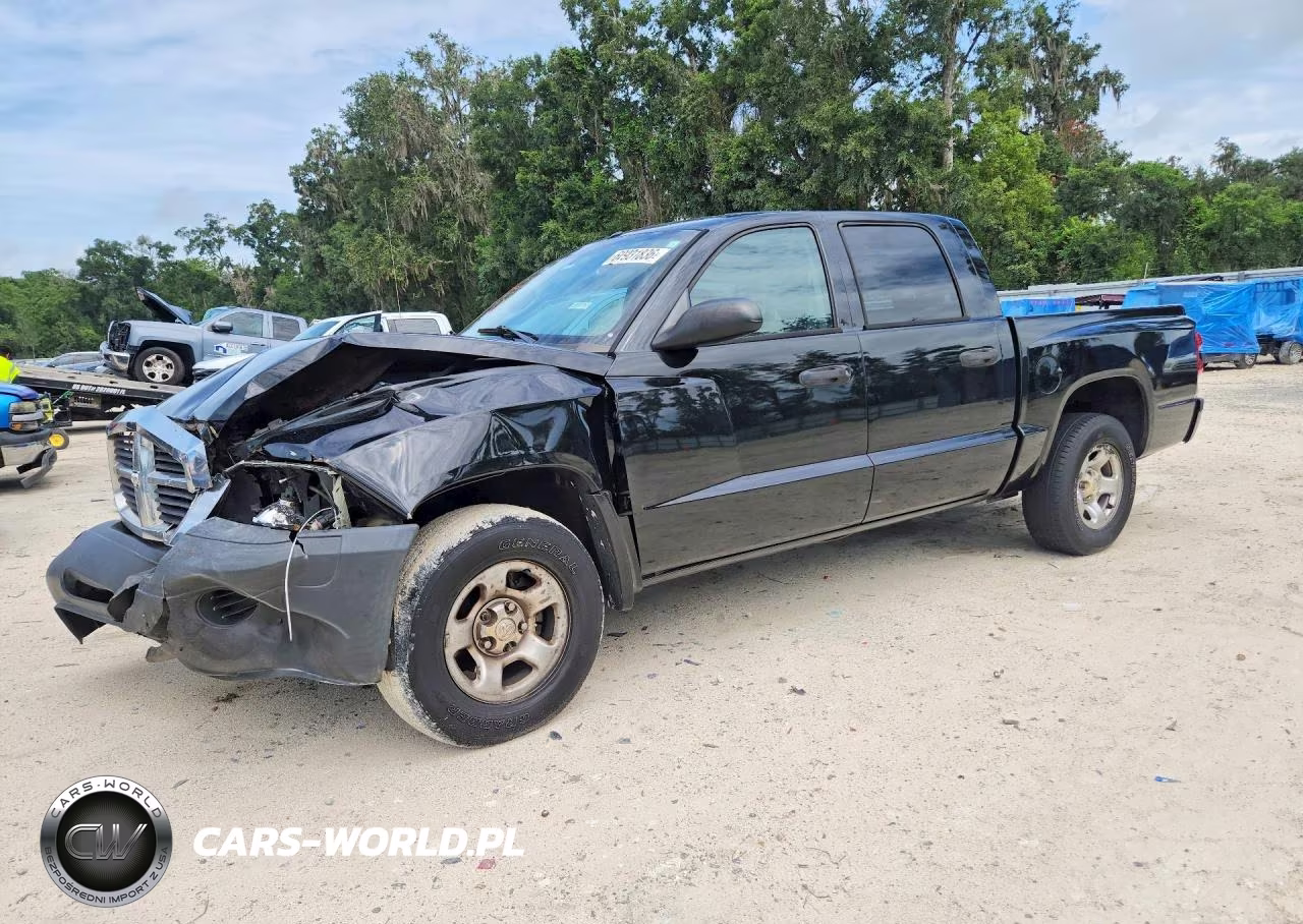 2005 Dodge Dakota Quad VIN:1D7HE28NX5S223857 - 1