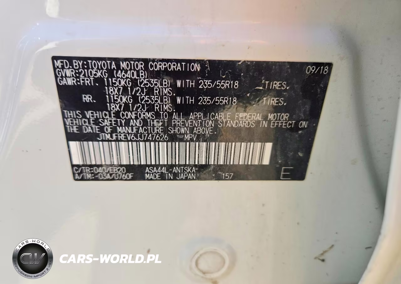 2018 Toyota Rav4 Se VIN:JTMJFREV6JJ747626 - 13