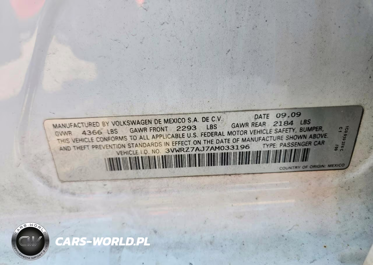 2010 Volkswagen Jetta Se VIN:3VWRZ7AJ7AM033196 - 12