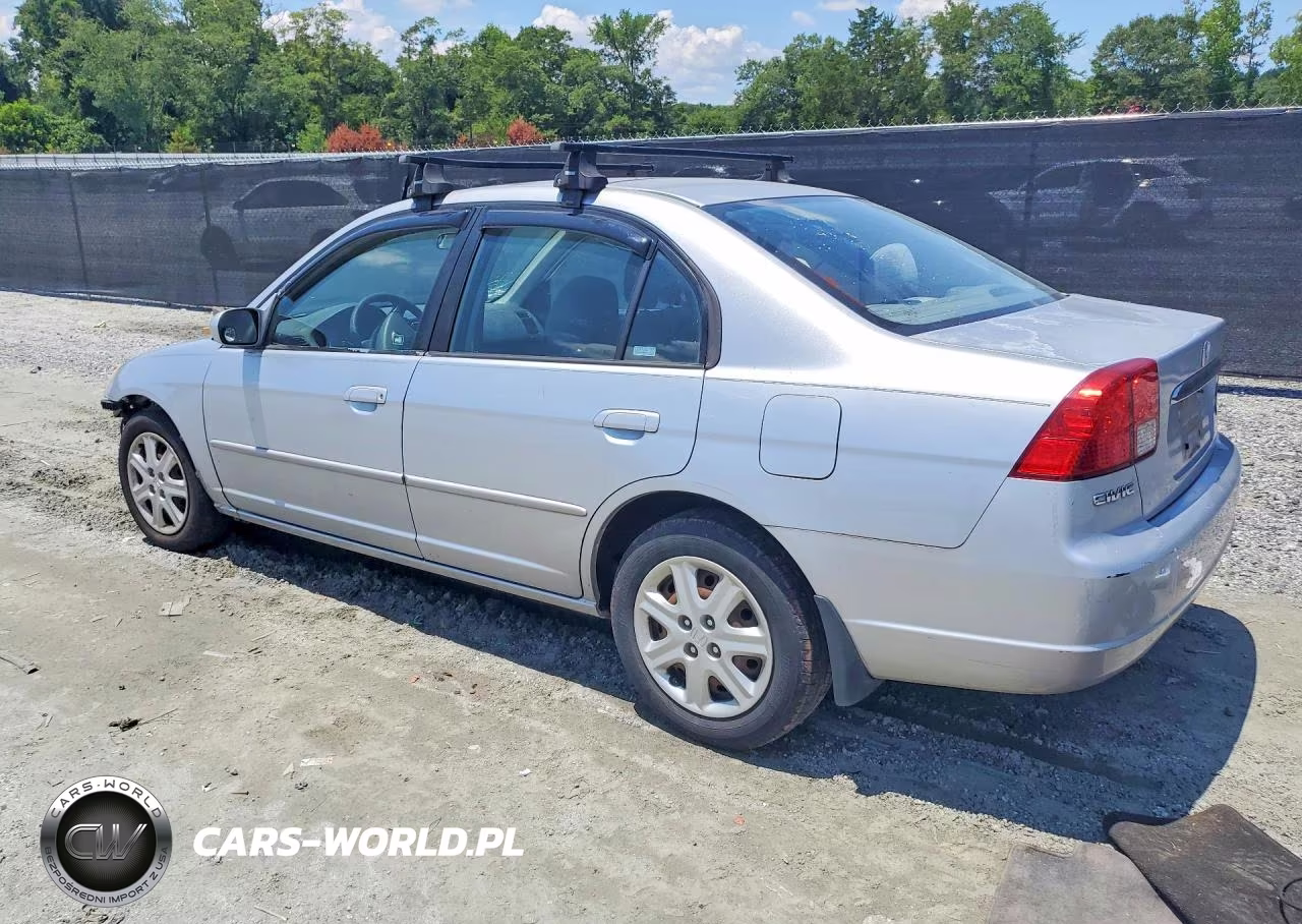 2003 Honda Civic Ex VIN:2HGES25783H509272 - 2