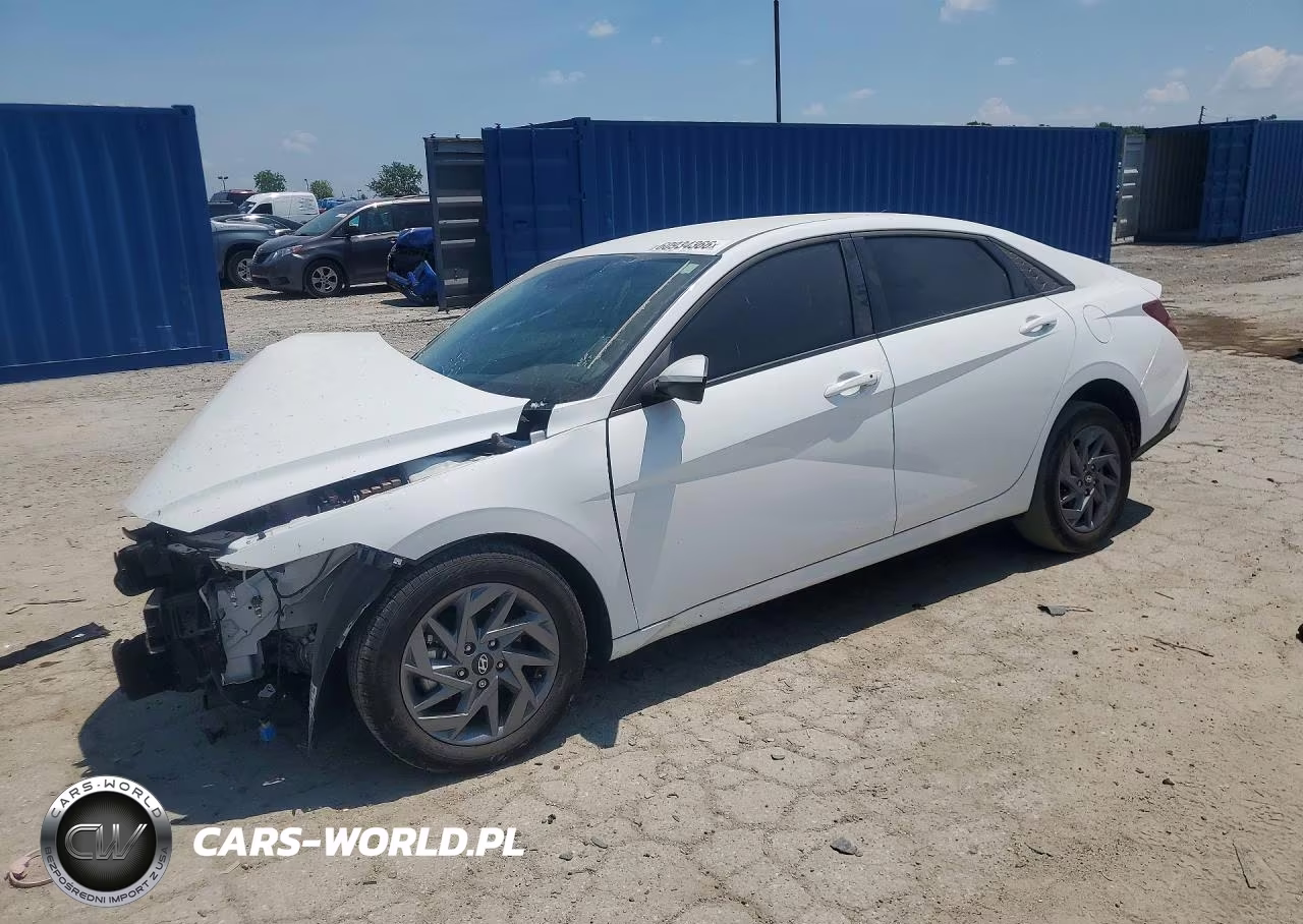 2025 Hyundai Elantra Hybrid Blue VIN:KMHLM4DJ5SU157591 - 1