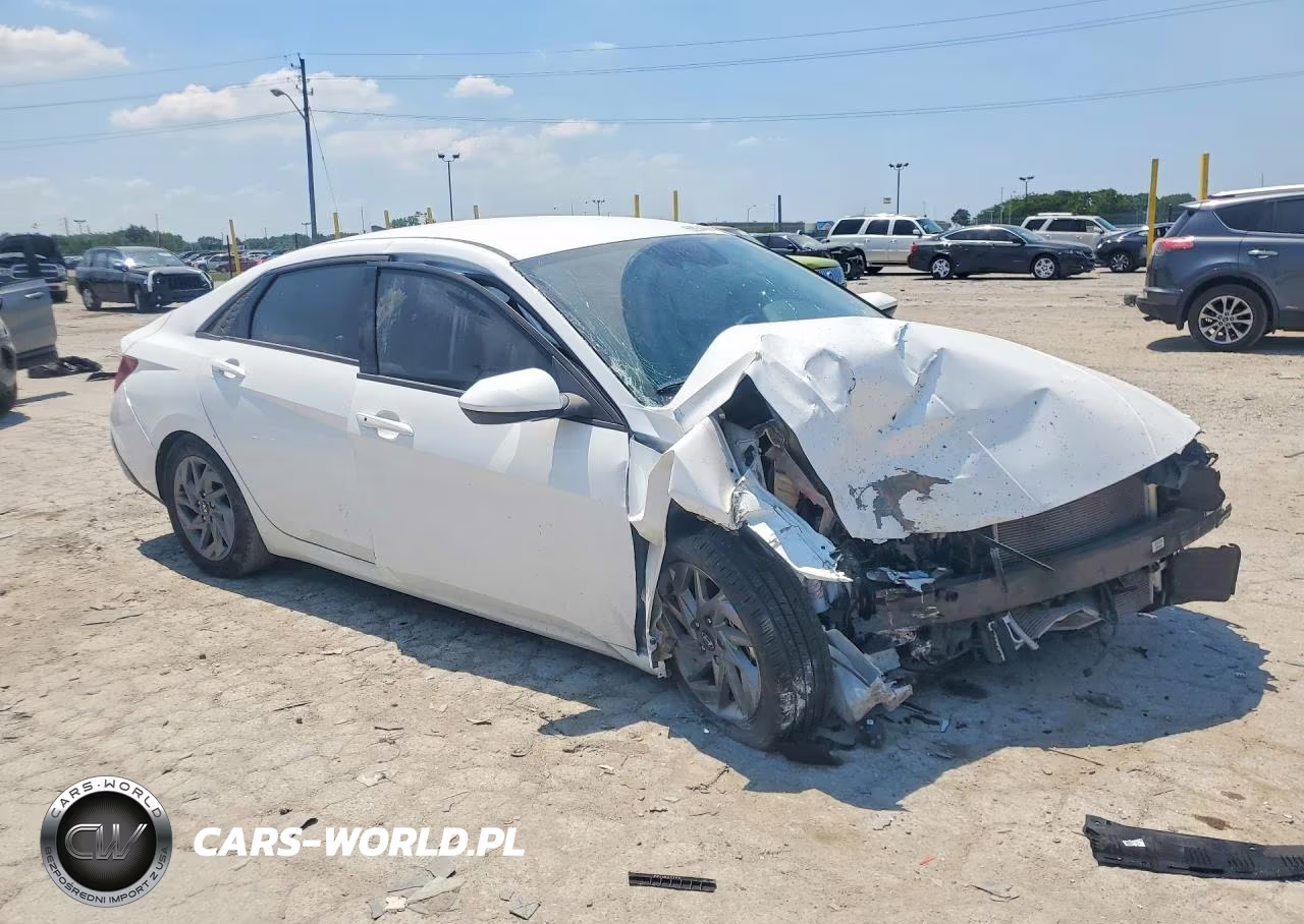 2025 Hyundai Elantra Hybrid Blue VIN:KMHLM4DJ5SU157591 - 4
