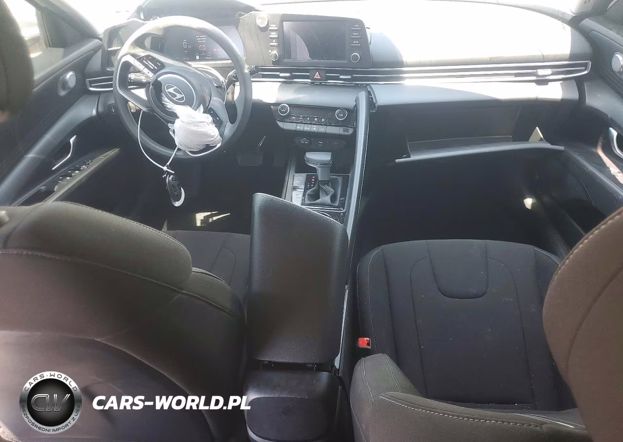 2025 Hyundai Elantra Hybrid Blue VIN:KMHLM4DJ5SU157591 - 8
