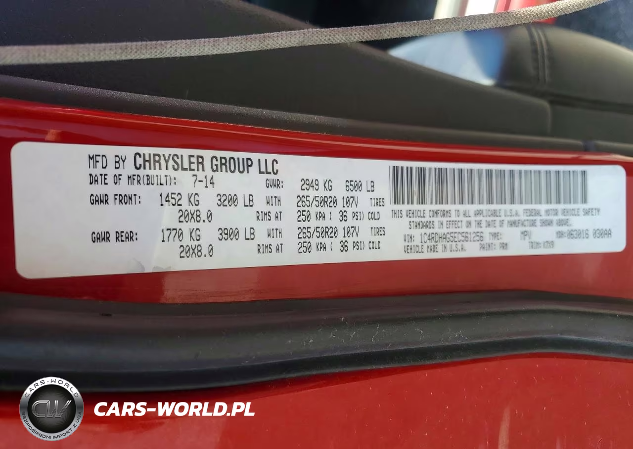 2014 Dodge Durango Sxt VIN:1C4RDHAG5EC561256 - 13