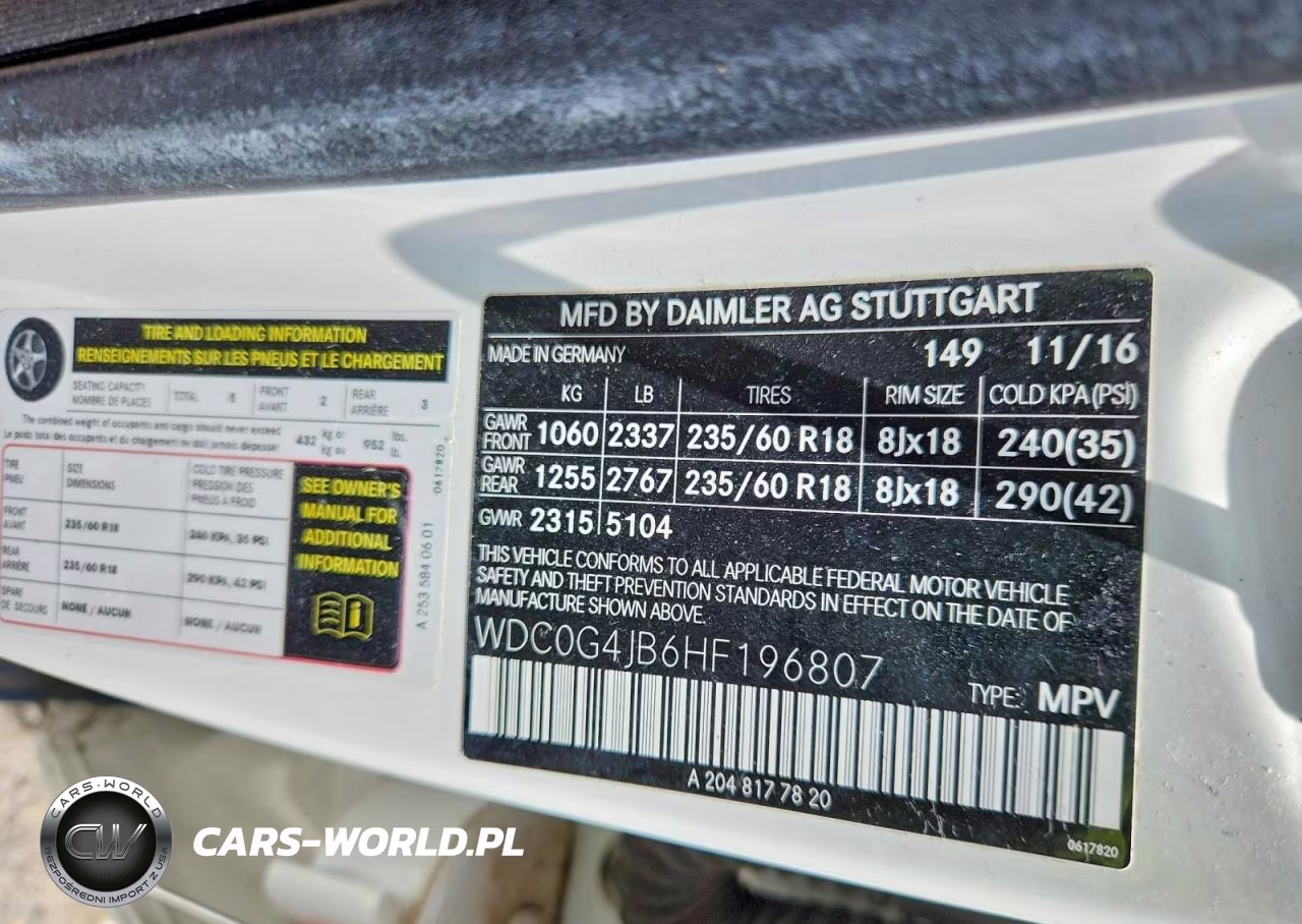 2017 Mercedes-Benz Glc 300 VIN:WDC0G4JB6HF196807 - 13