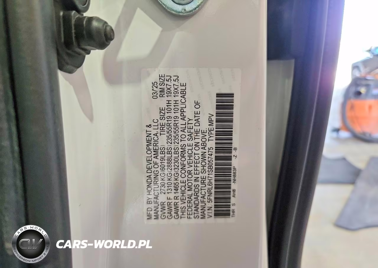 2025 Honda Odyssey Sport-L VIN:5FNRL6H71SB057475 - 14