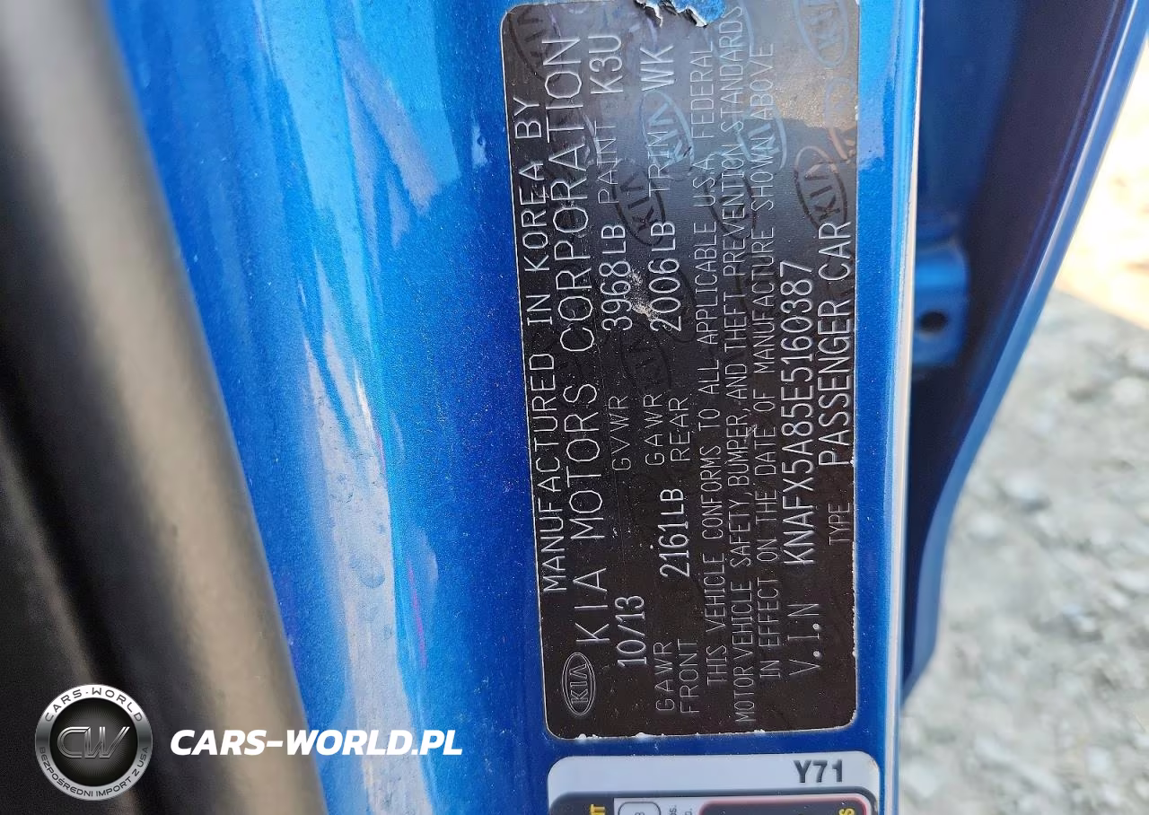 2014 Kia Forte Ex VIN:KNAFX5A85E5160387 - 12