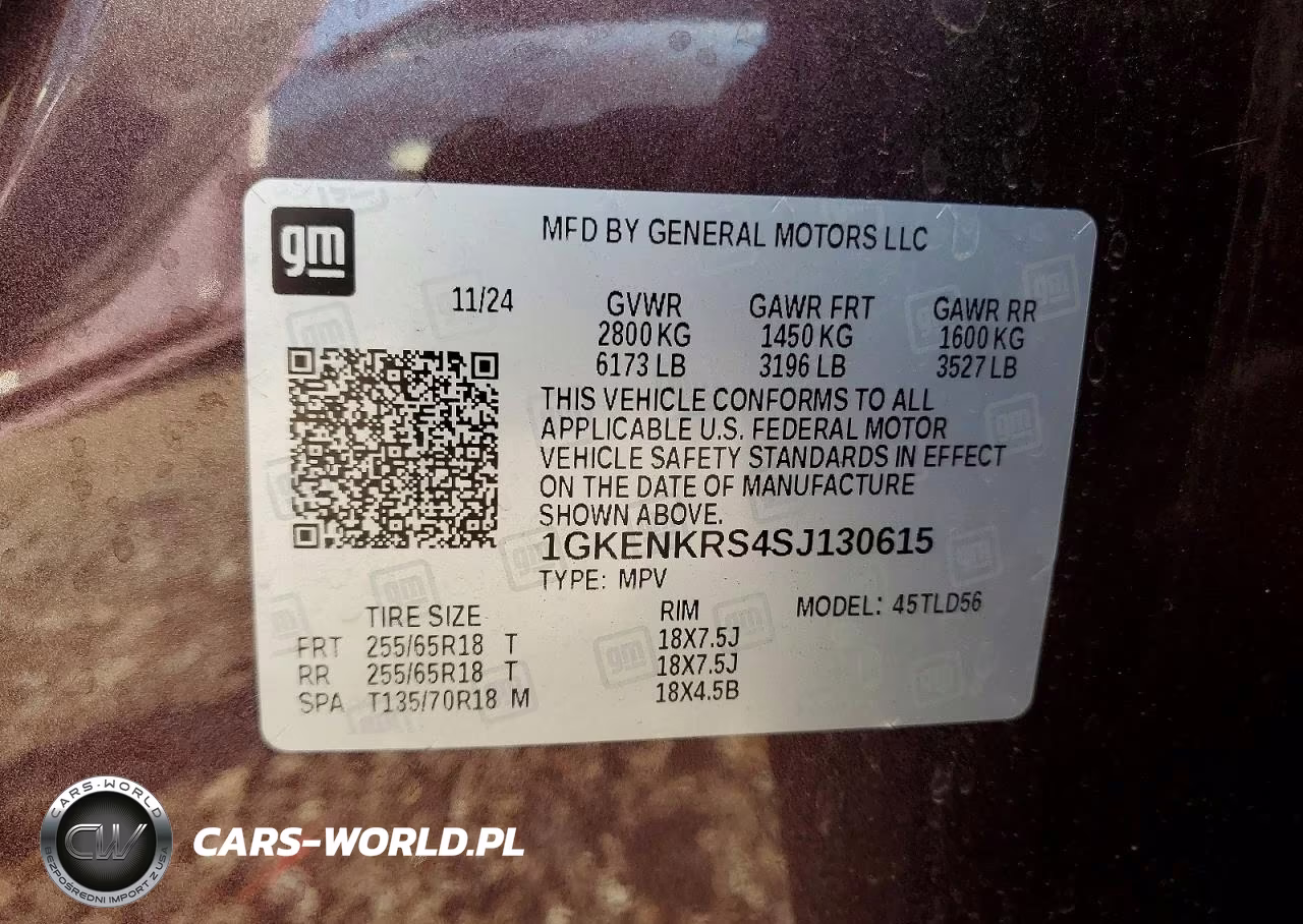 2025 GMC Acadia Elevation VIN:1GKENKRS4SJ130615 - 13