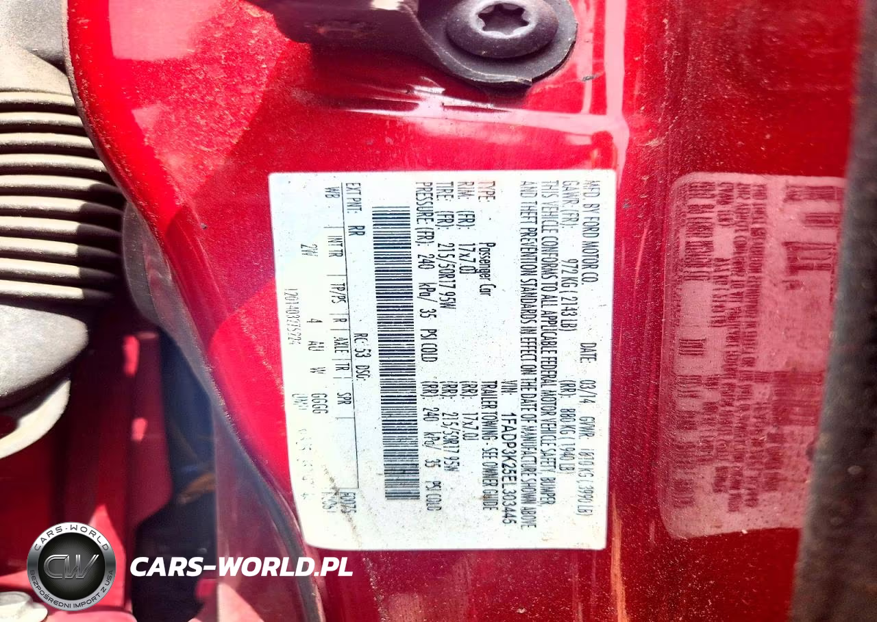 2014 Ford Focus Se VIN:1FADP3K25EL303445 - 12