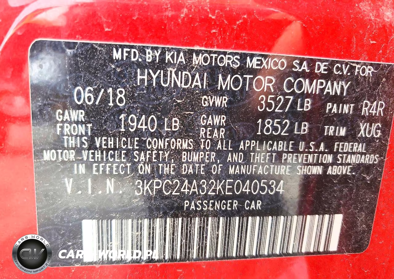 2019 Hyundai Accent Sel VIN:3KPC24A32KE040534 - 12