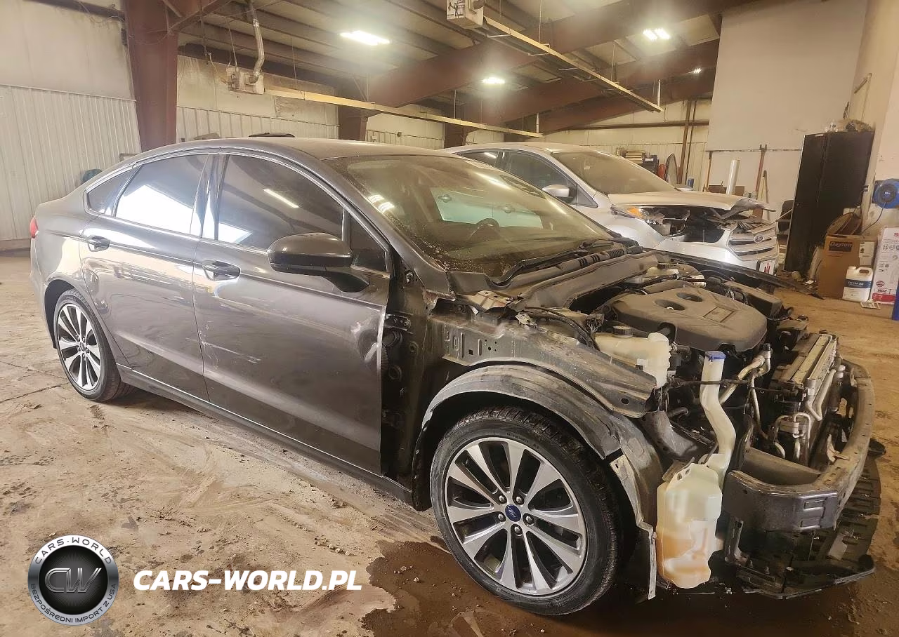 2019 Ford Fusion Se VIN:3FA6P0T98KR252944 - 4
