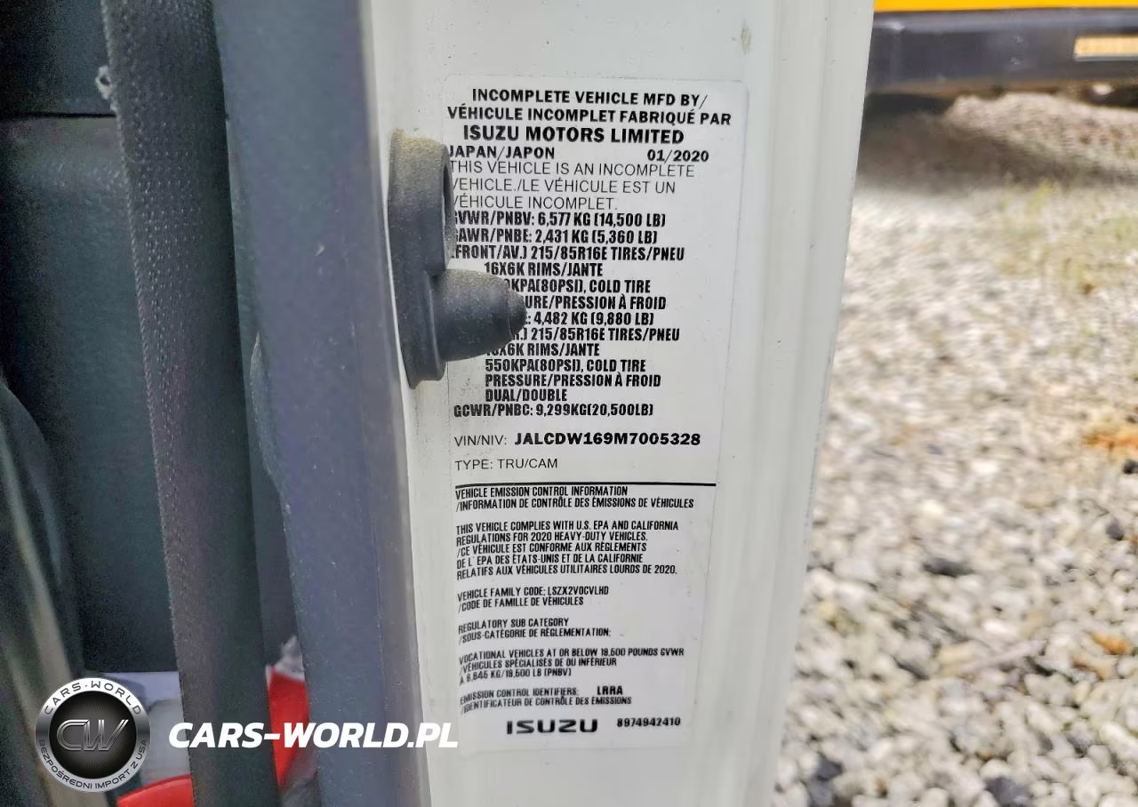 2021 Chevrolet 4500Hd Box Truck VIN:JALCDW169M7005328 - 13