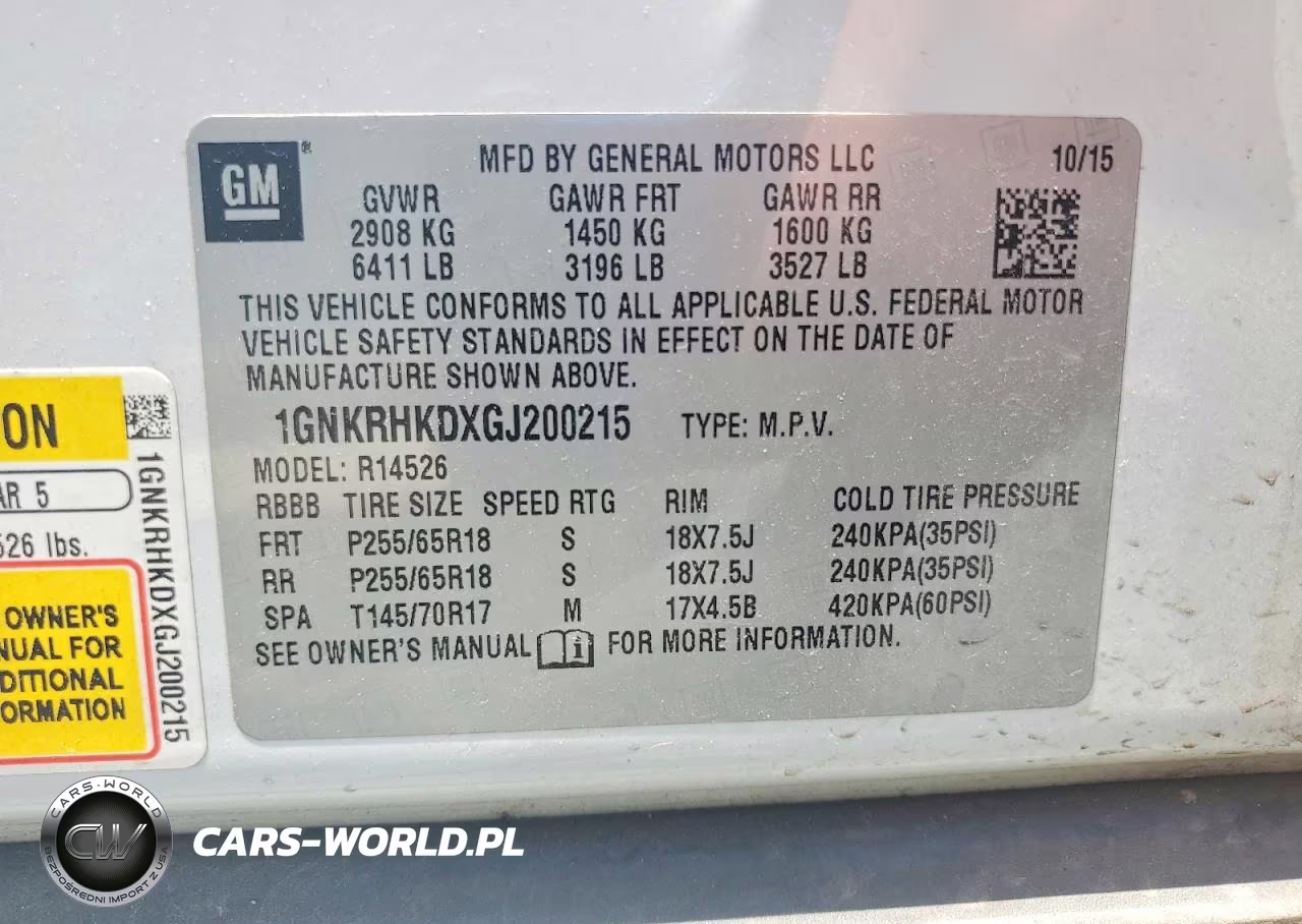 2016 Chevrolet Traverse Lt VIN:1GNKRHKDXGJ200215 - 13