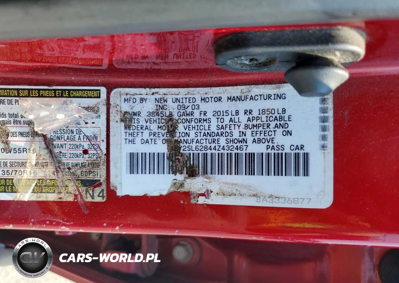 2004 Pontiac Vibe VIN:5Y2SL62844Z432467 - 12