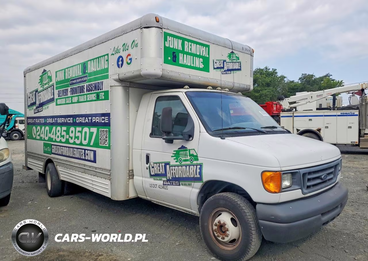 2007 Ford E450 Box Truck VIN:1FDXE45S07DA80965 - 4