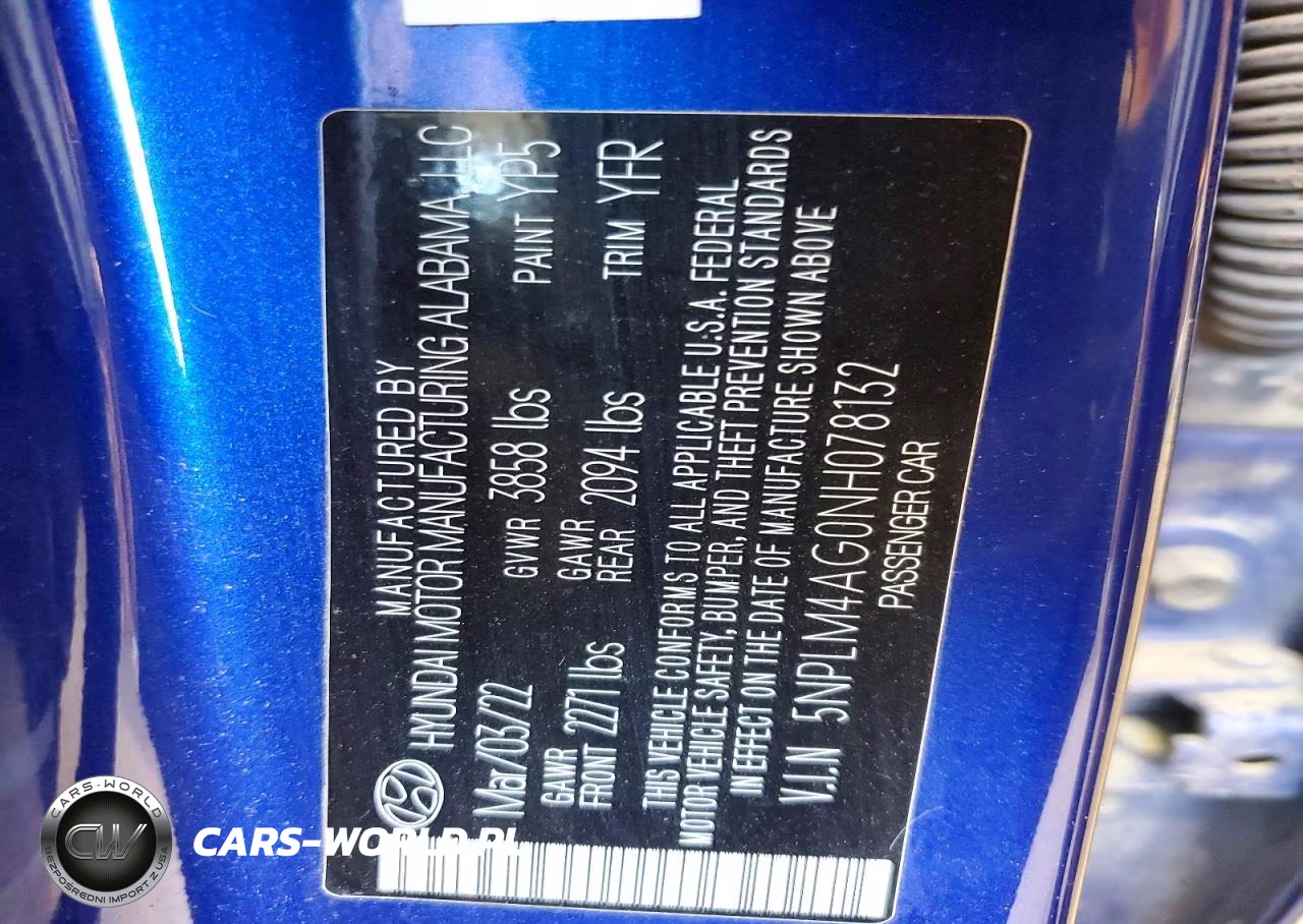 2022 Hyundai Elantra Sel VIN:5NPLM4AG0NH078132 - 13