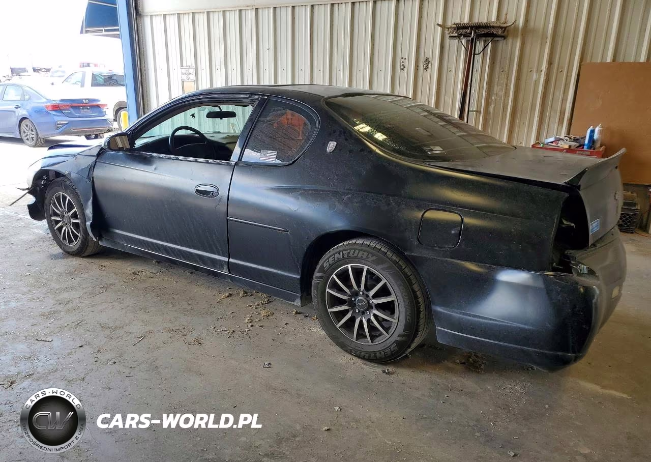 2001 Chevrolet Monte Carlo Ls VIN:2G1WW15E519185293 - 2