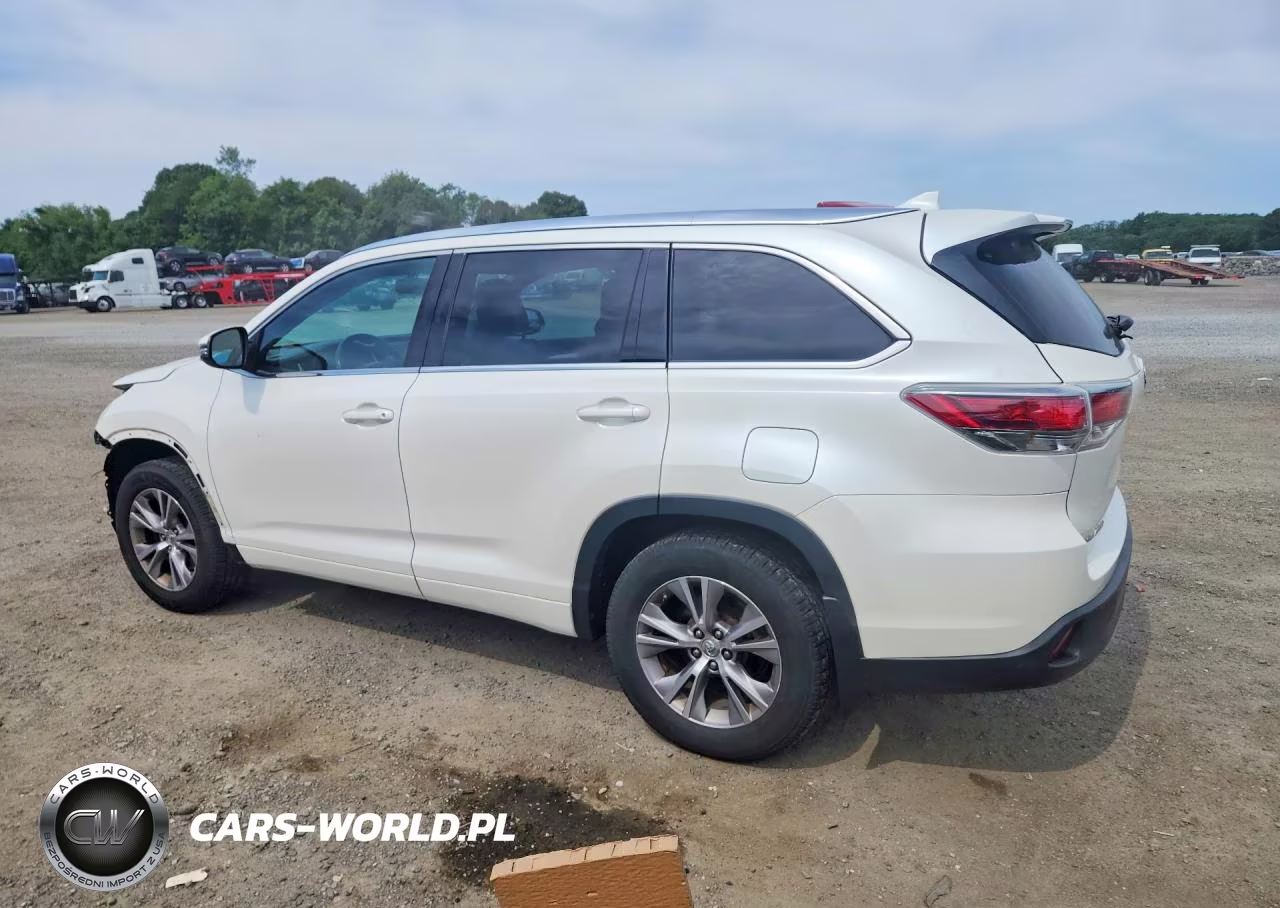 2014 Toyota Highlander Xle VIN:5TDJKRFH3ES046653 - 2