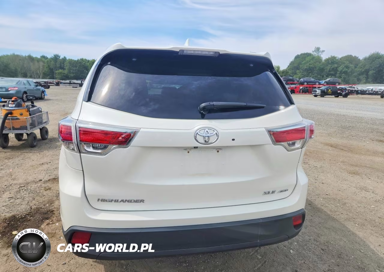 2014 Toyota Highlander Xle VIN:5TDJKRFH3ES046653 - 6