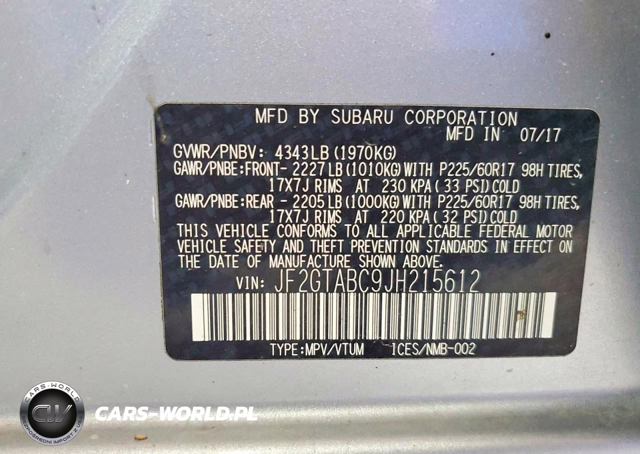 2018 Subaru Crosstrek Premium VIN:JF2GTABC9JH215612 - 13