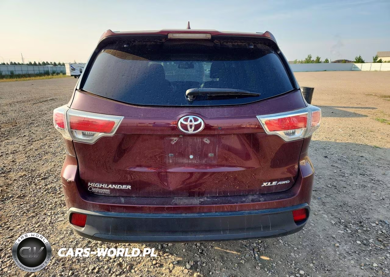 2015 Toyota Highlander Xle VIN:5TDJKRFH5FS110676 - 6