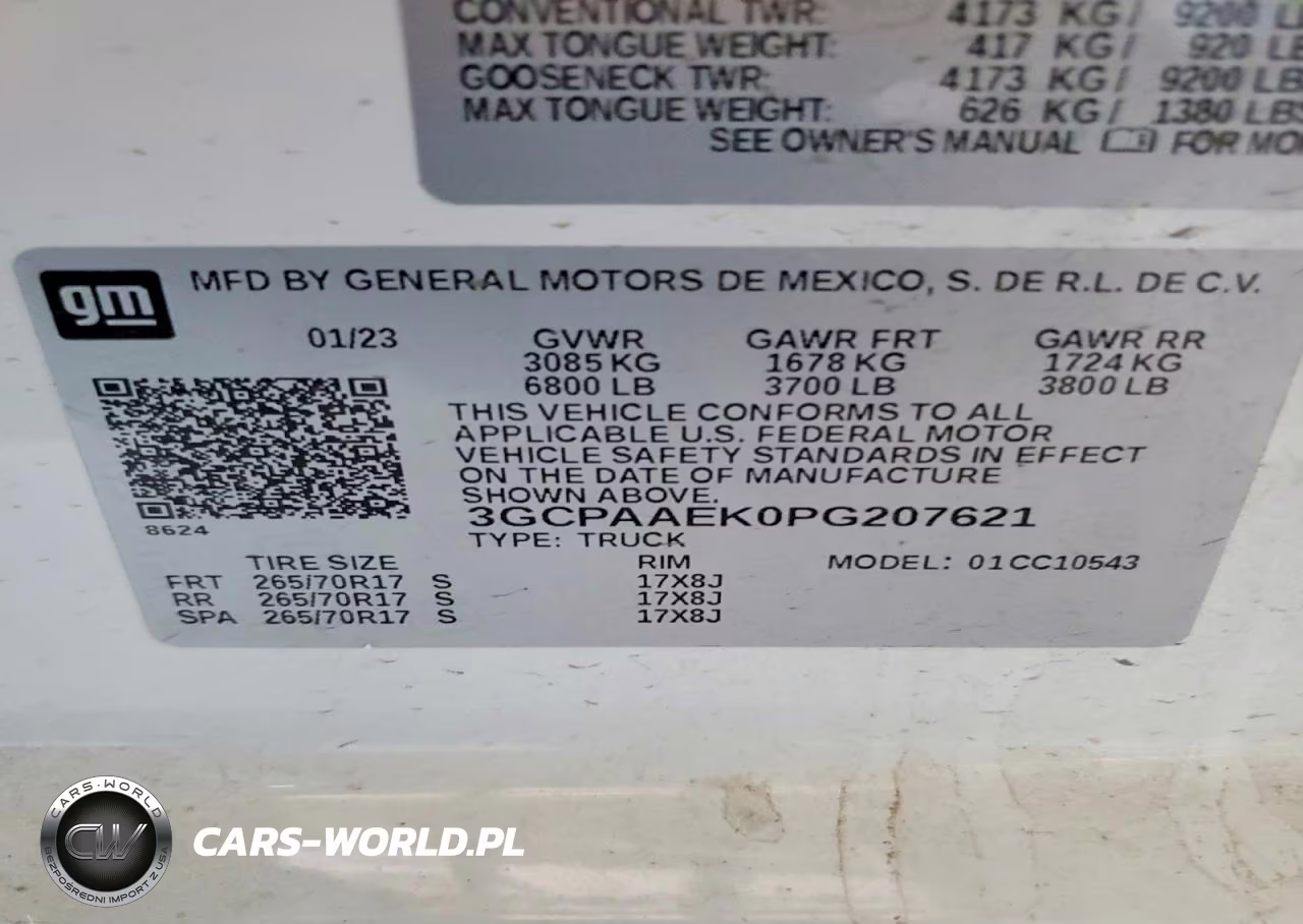 2023 Chevrolet Silverado C1500 VIN:3GCPAAEK0PG207621 - 13