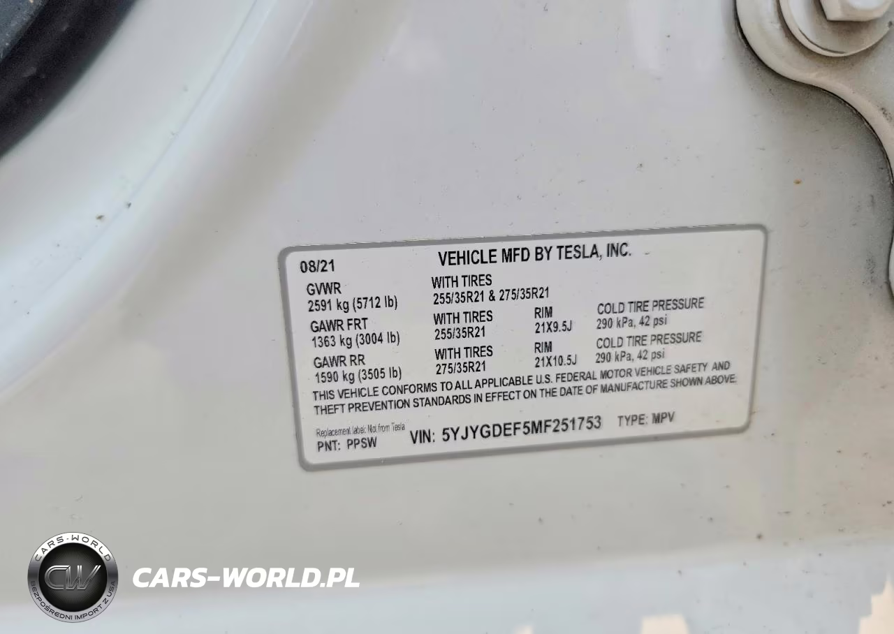 2021 Tesla Model Y VIN:5YJYGDEF5MF251753 - 12
