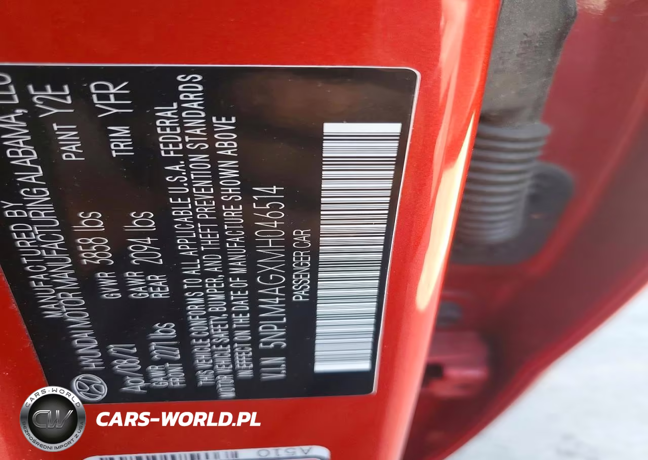 2021 Hyundai Elantra Sel VIN:5NPLM4AGXMH046514 - 12