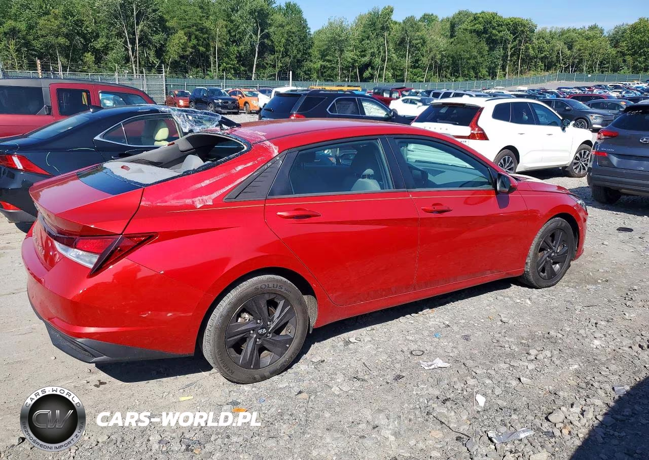 2021 Hyundai Elantra Sel VIN:5NPLM4AGXMH046514 - 3