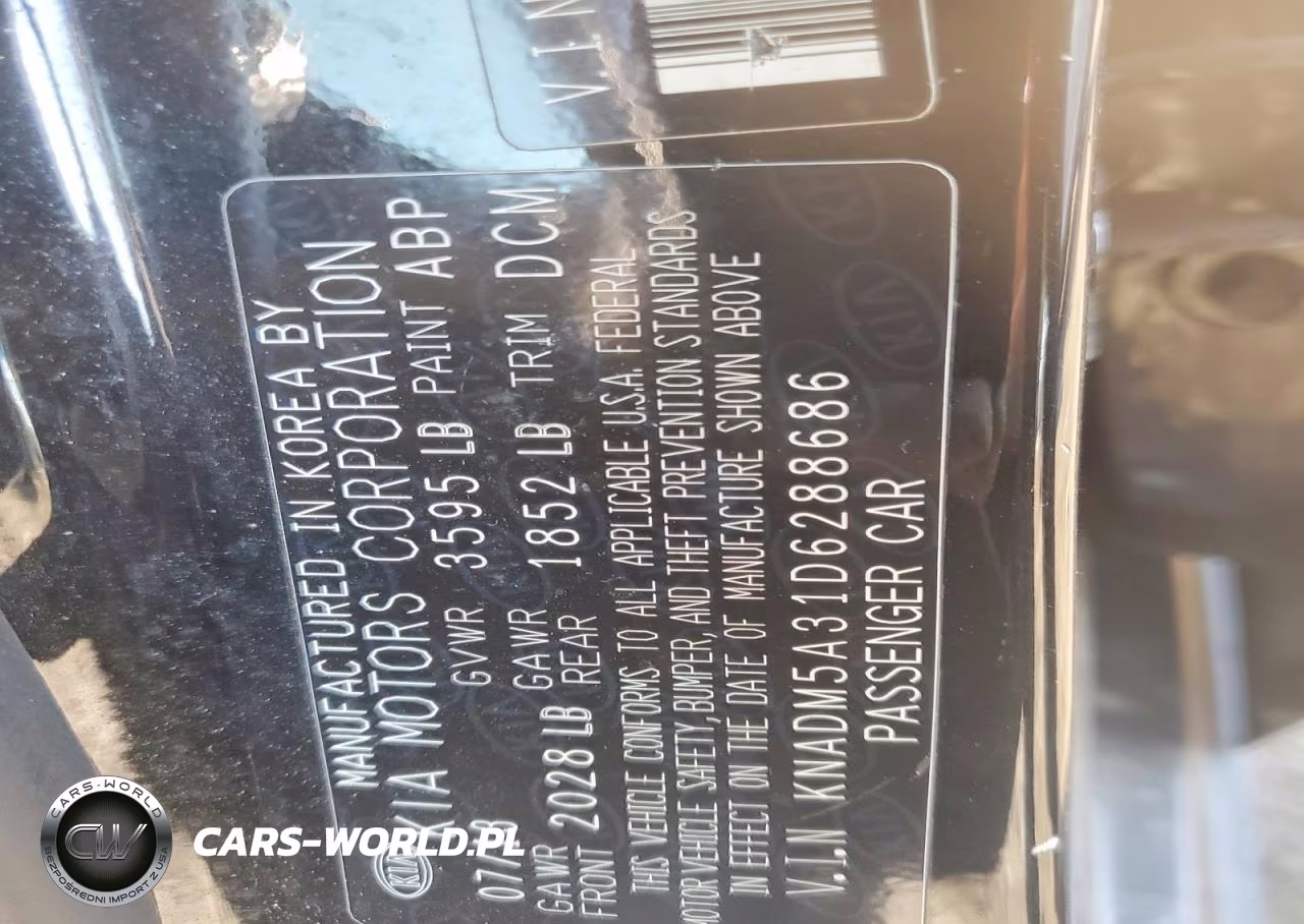 2013 Kia Rio Lx VIN:KNADM5A31D6288686 - 12