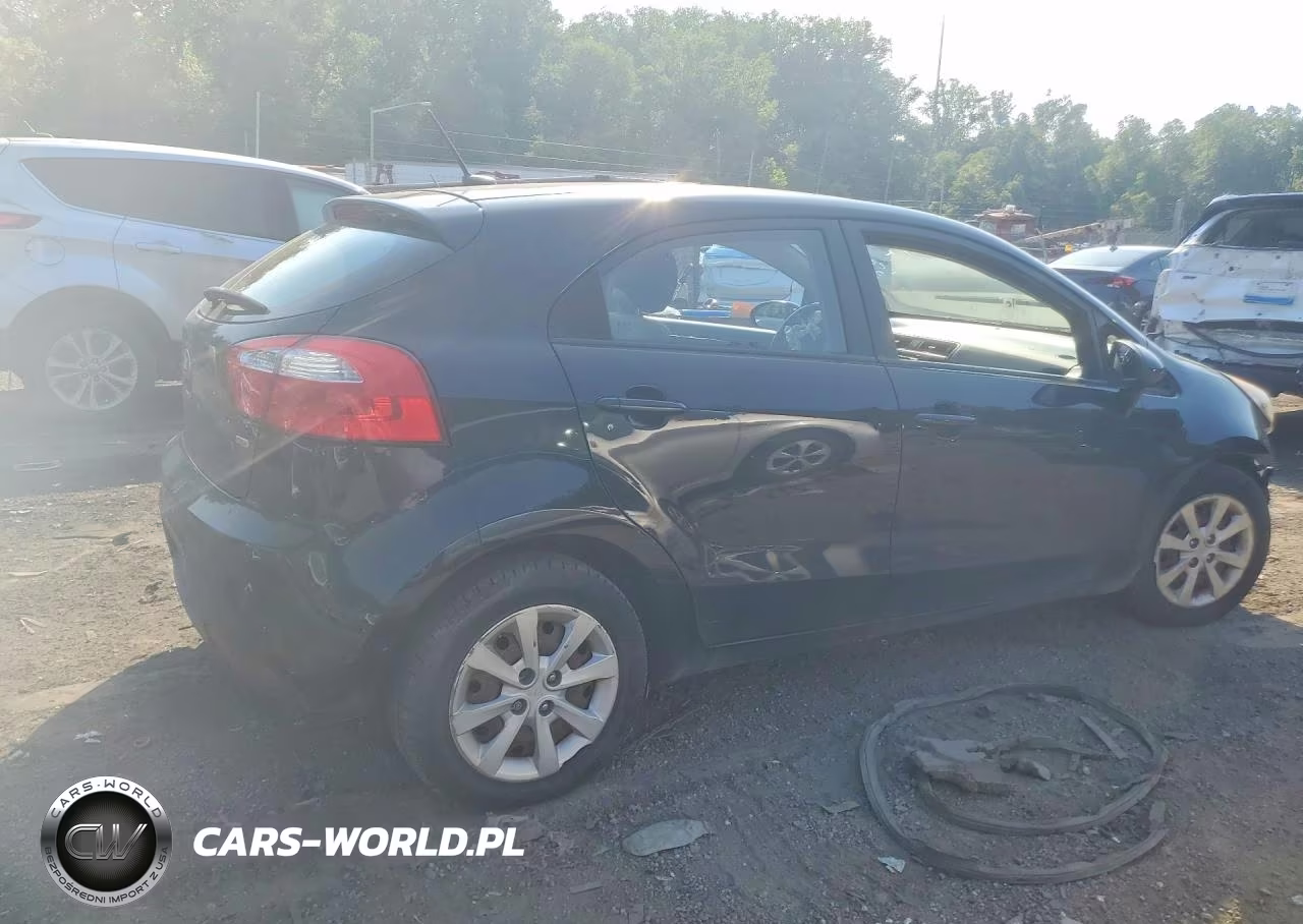 2013 Kia Rio Lx VIN:KNADM5A31D6288686 - 3