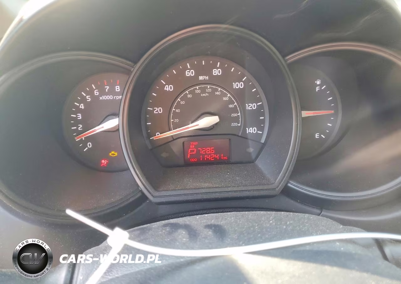 2013 Kia Rio Lx VIN:KNADM5A31D6288686 - 9