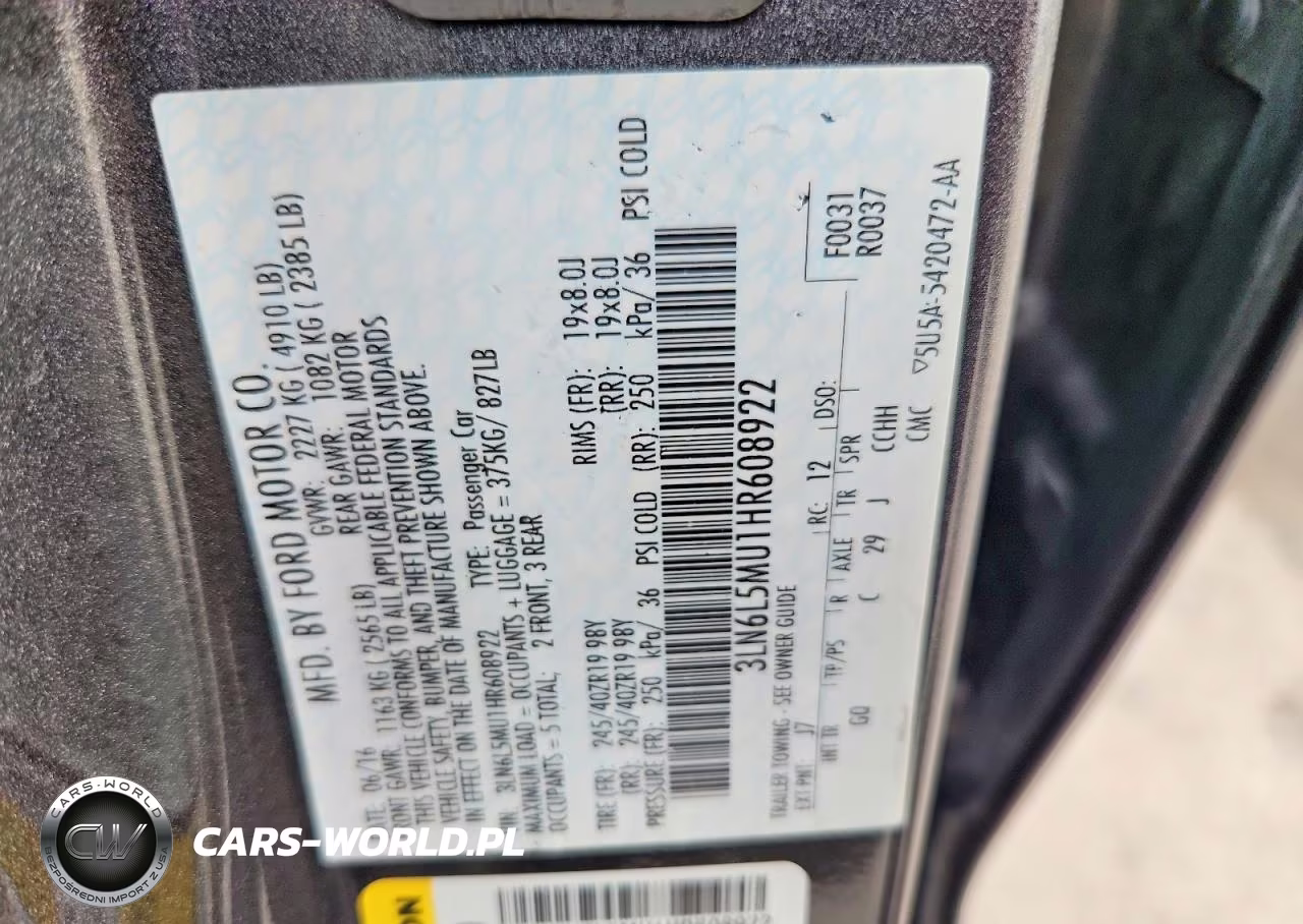 2017 Lincoln Mkz Hybrid Reserve VIN:3LN6L5MU1HR608922 - 12