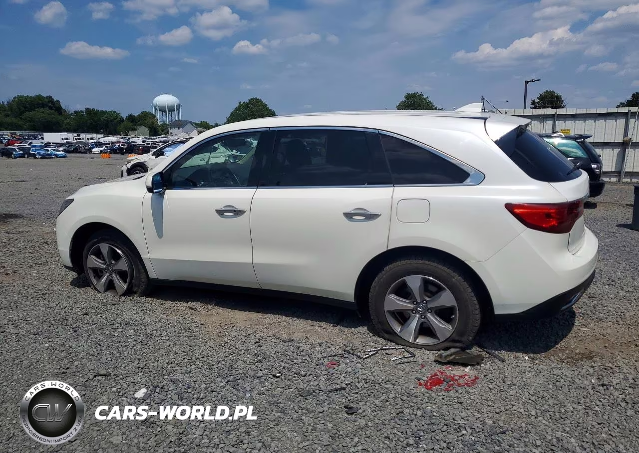2015 Acura Mdx VIN:5FRYD4H2XFB018714 - 2