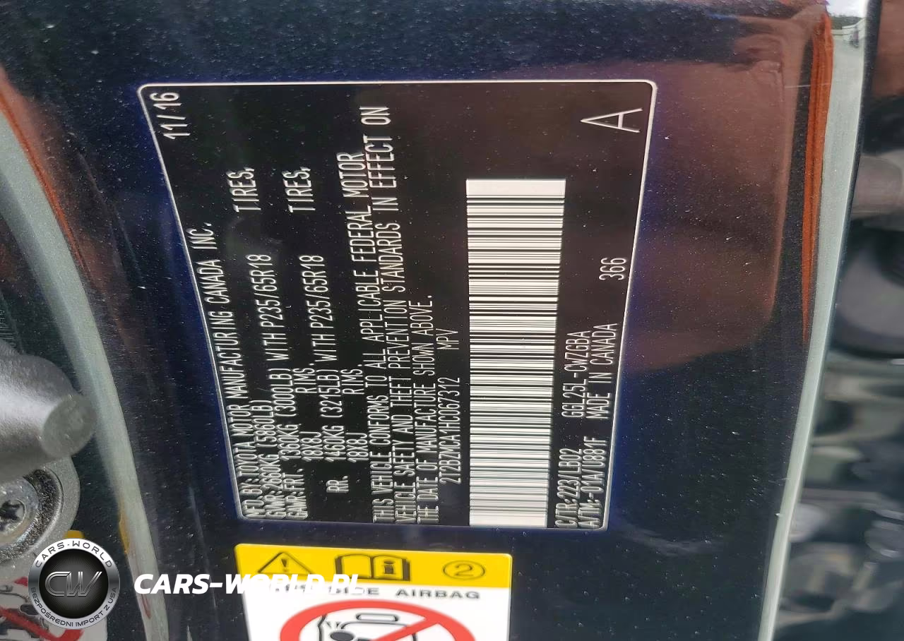 2017 Lexus Rx 350 Base VIN:2T2BZMCA1HC067312 - 13