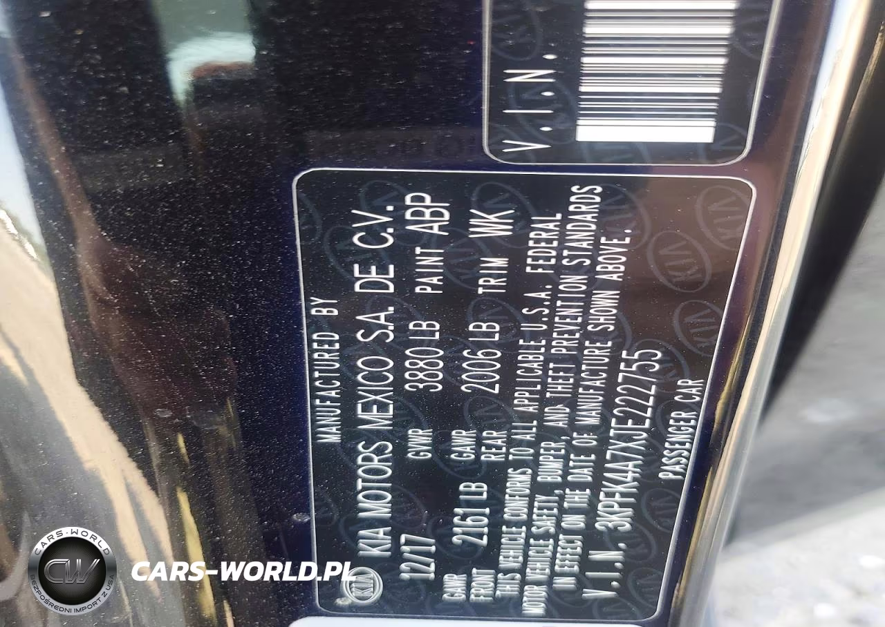 2018 Kia Forte Lx VIN:3KPFK4A7XJE222755 - 12