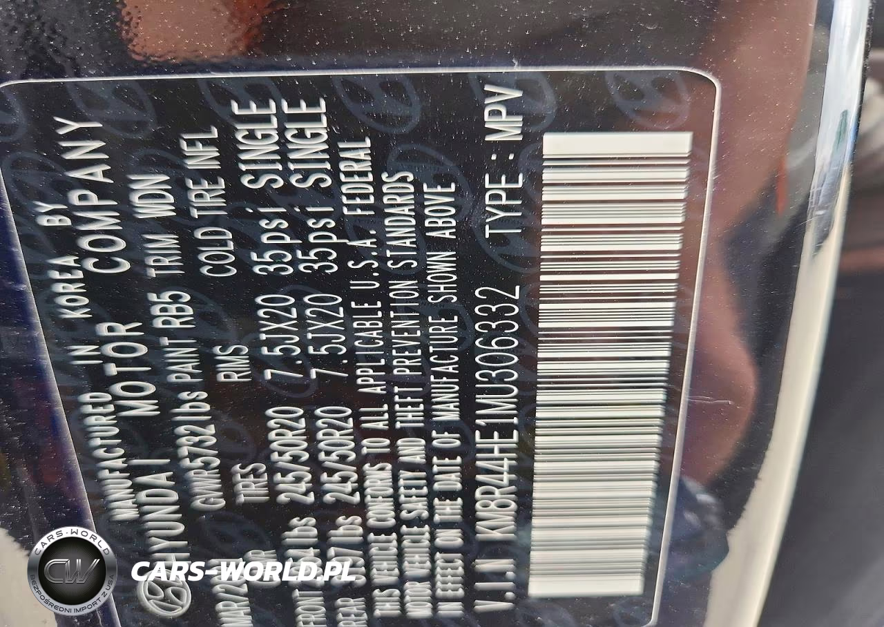 2021 Hyundai Palisade Sel VIN:KM8R44HE1MU306332 - 12