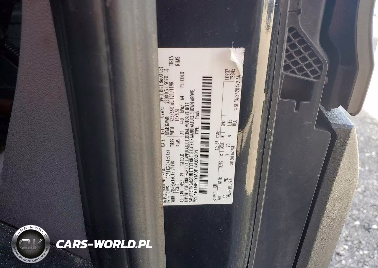 2015 Ford Transit T-150 VIN:1FTNE1YM9FKA60201 - 13